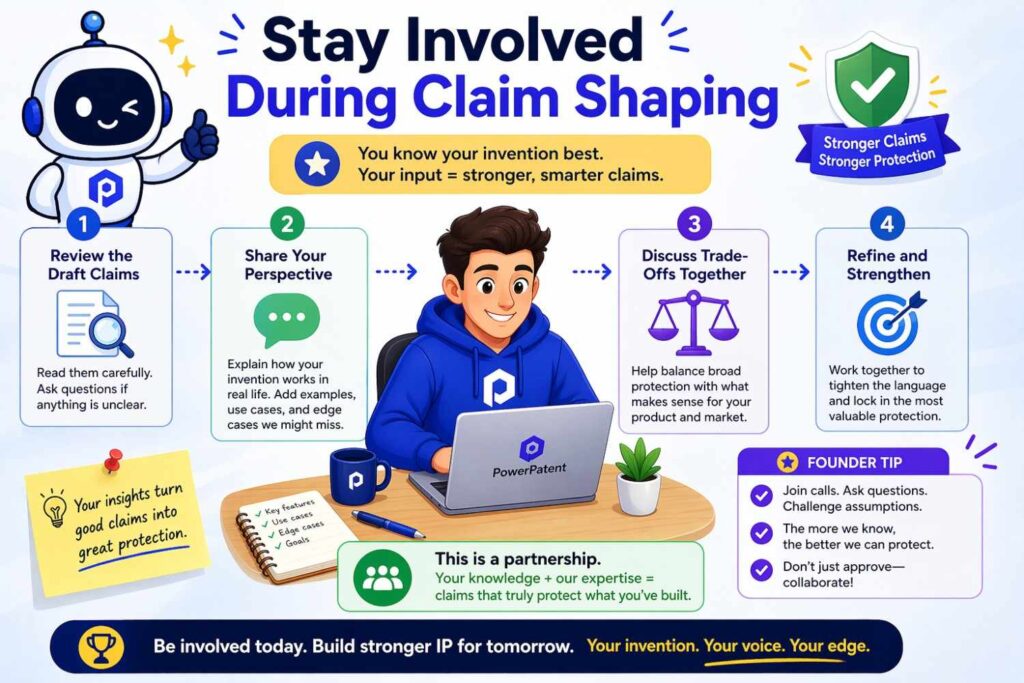 Claims define the value of the patent.