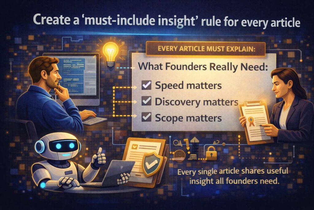 A lot of business content becomes generic because it is accurate but not distinctive.