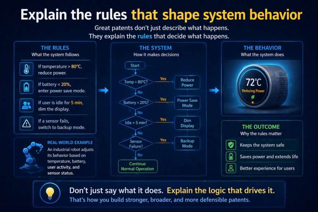 Software systems rarely act with no rules.