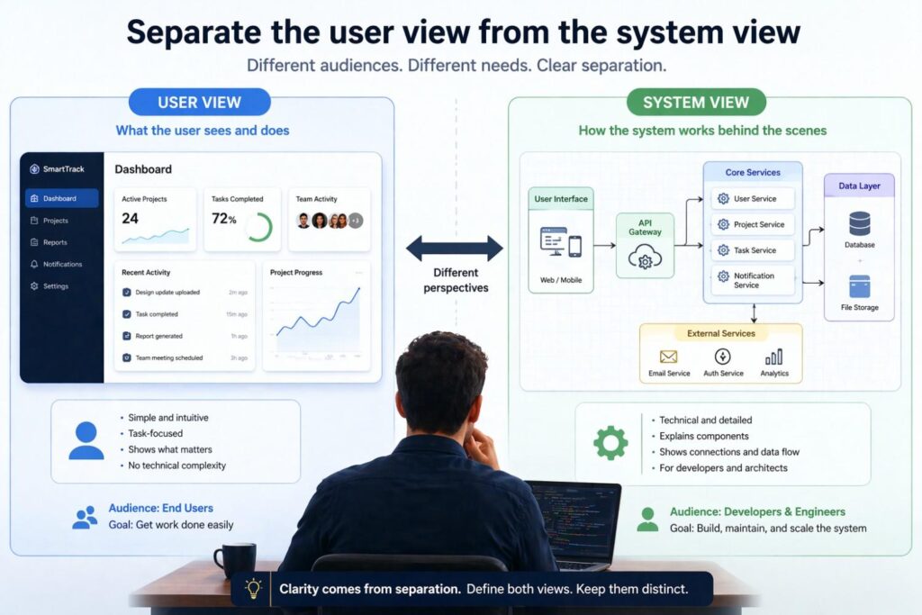 Software products often look simple from the outside.