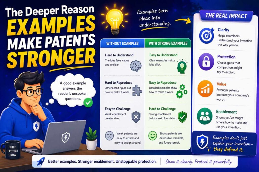 Strong examples do more than satisfy a rule. They prove seriousness.