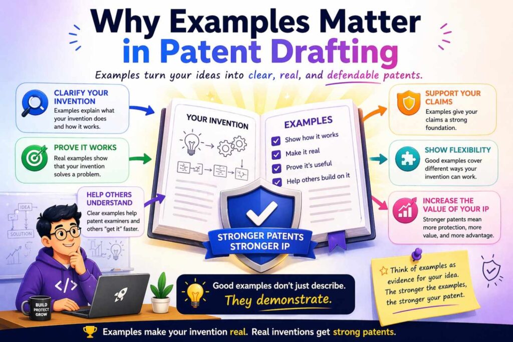 Before deciding what type of example to use, it helps to understand why examples exist at all.