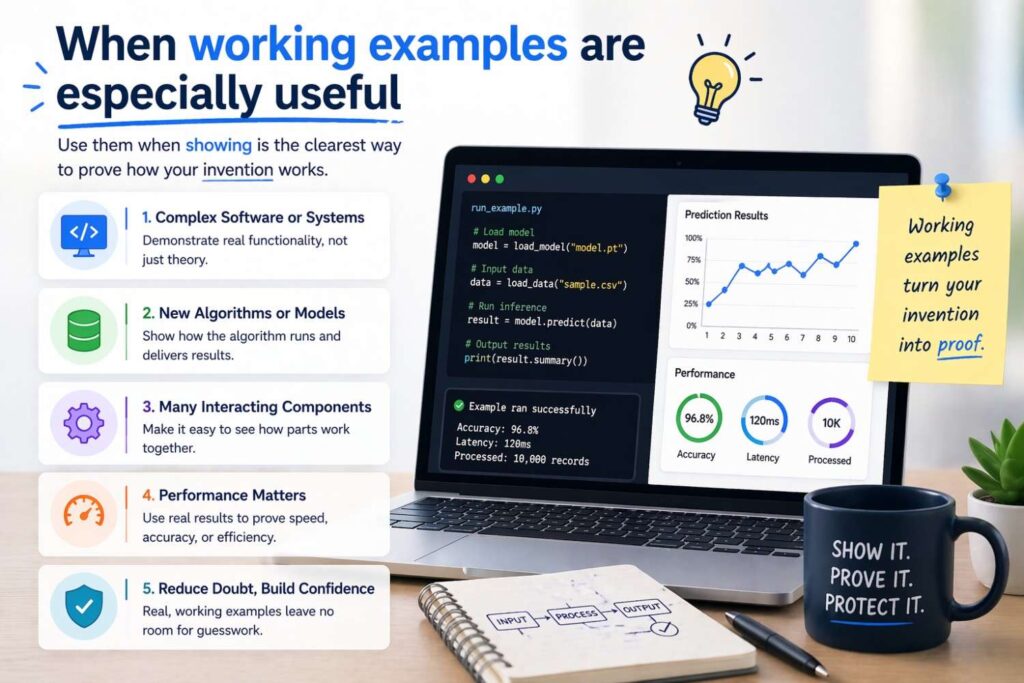 There are times when working examples are especially powerful.