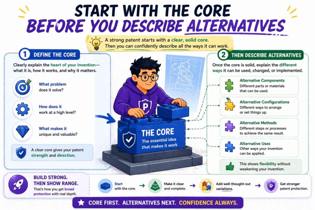 Before you can describe what may vary, you need to know what should stay the same.