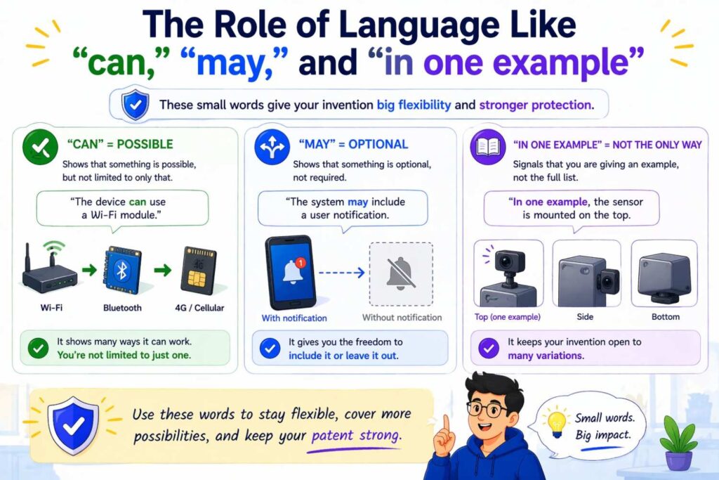 They help you describe possibility without making every feature sound mandatory. 