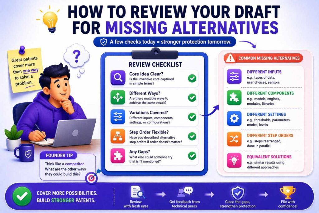 Once the draft is done, review it with fresh eyes.