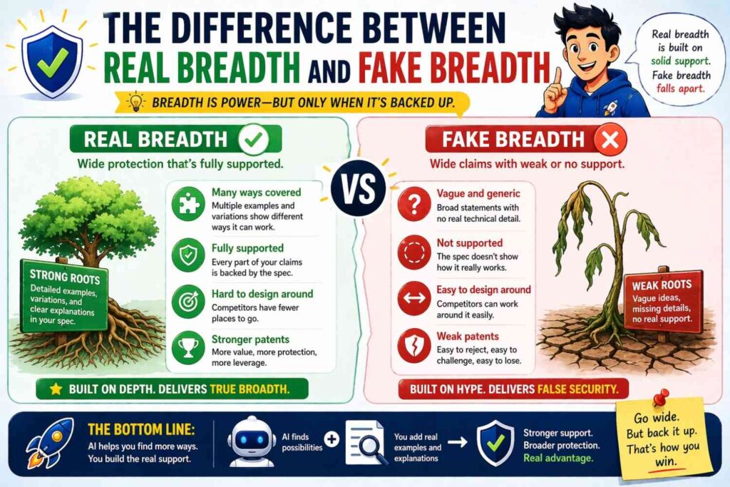 This is important because not all broad language is useful.