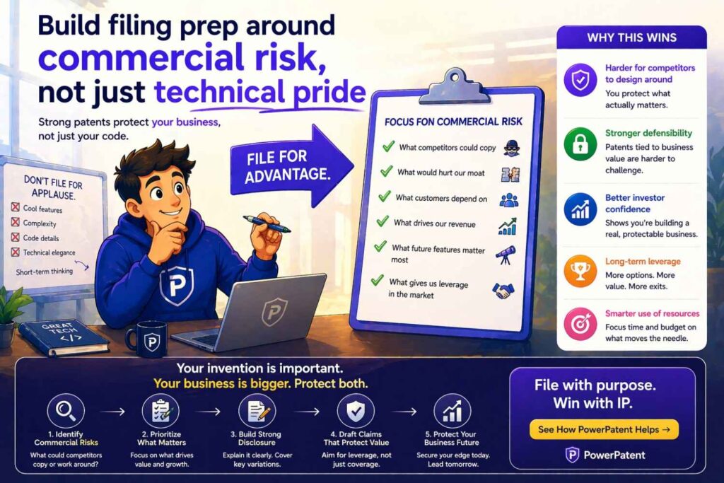 Founders should also start deciding what to emphasize based on business risk.