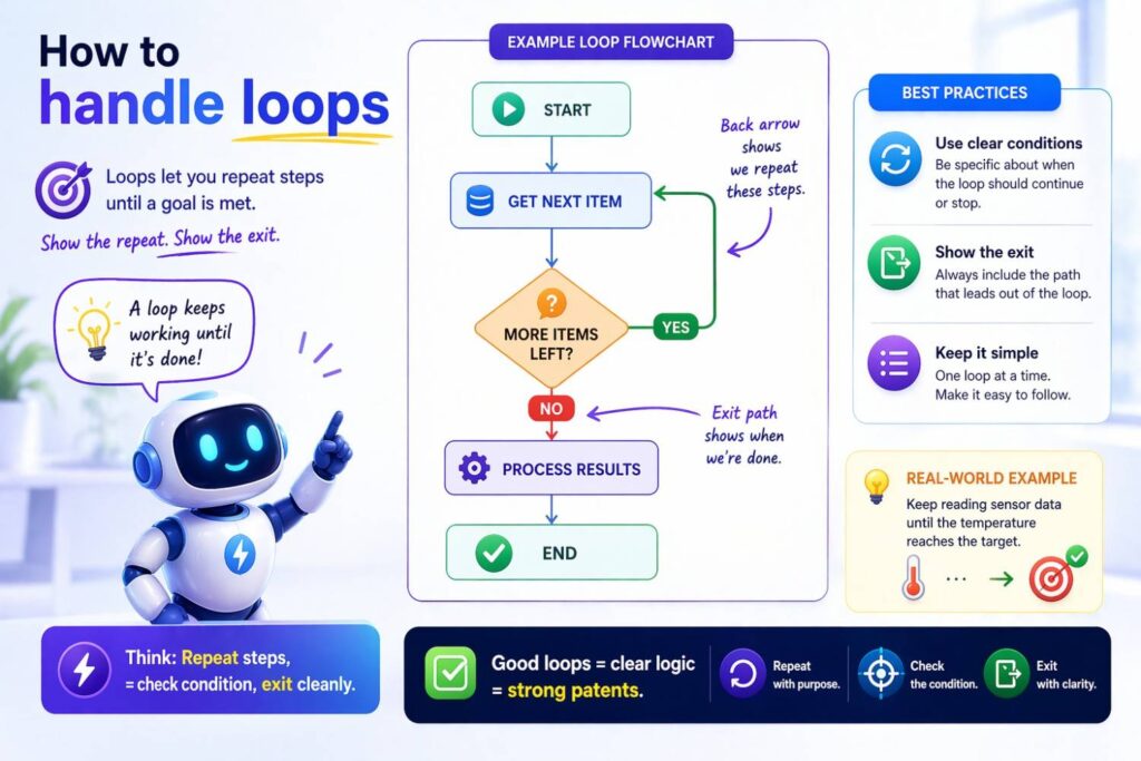 Many software and control processes loop.
