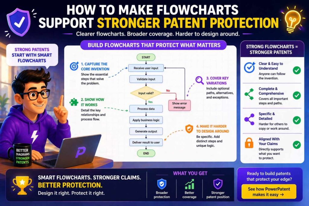 A flowchart can do more than explain. It can help support better coverage when it is drafted with care.
