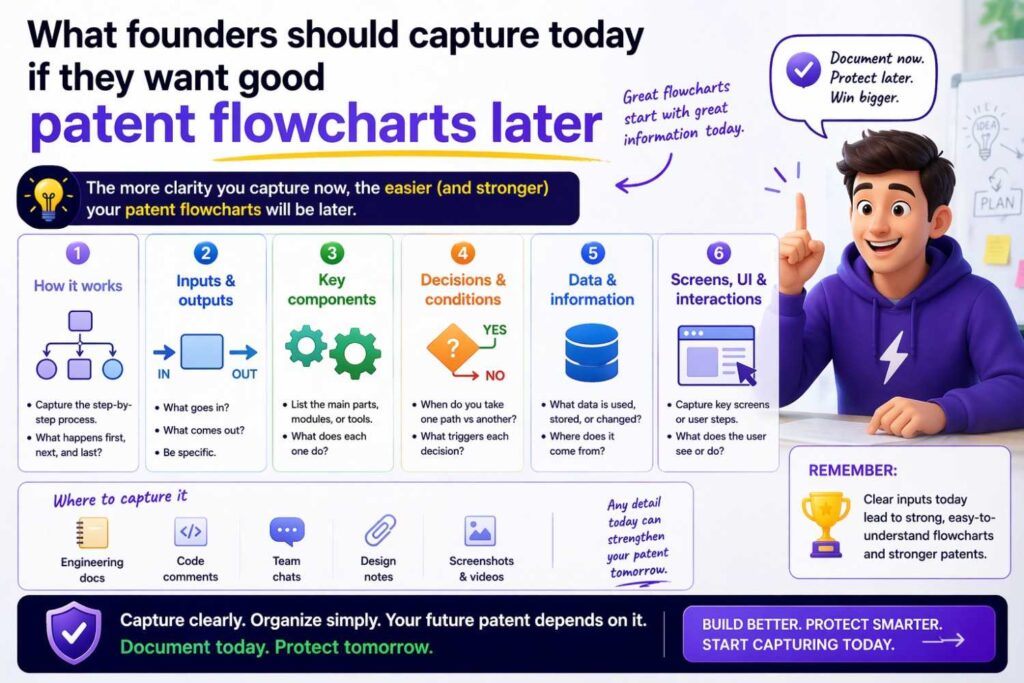 Capture process explanations while the invention is fresh.