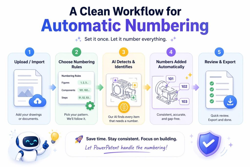 First, define the invention elements with stable internal names.