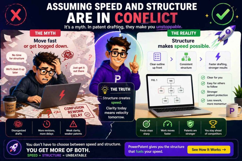 In reality, strong structure is what allows real speed.