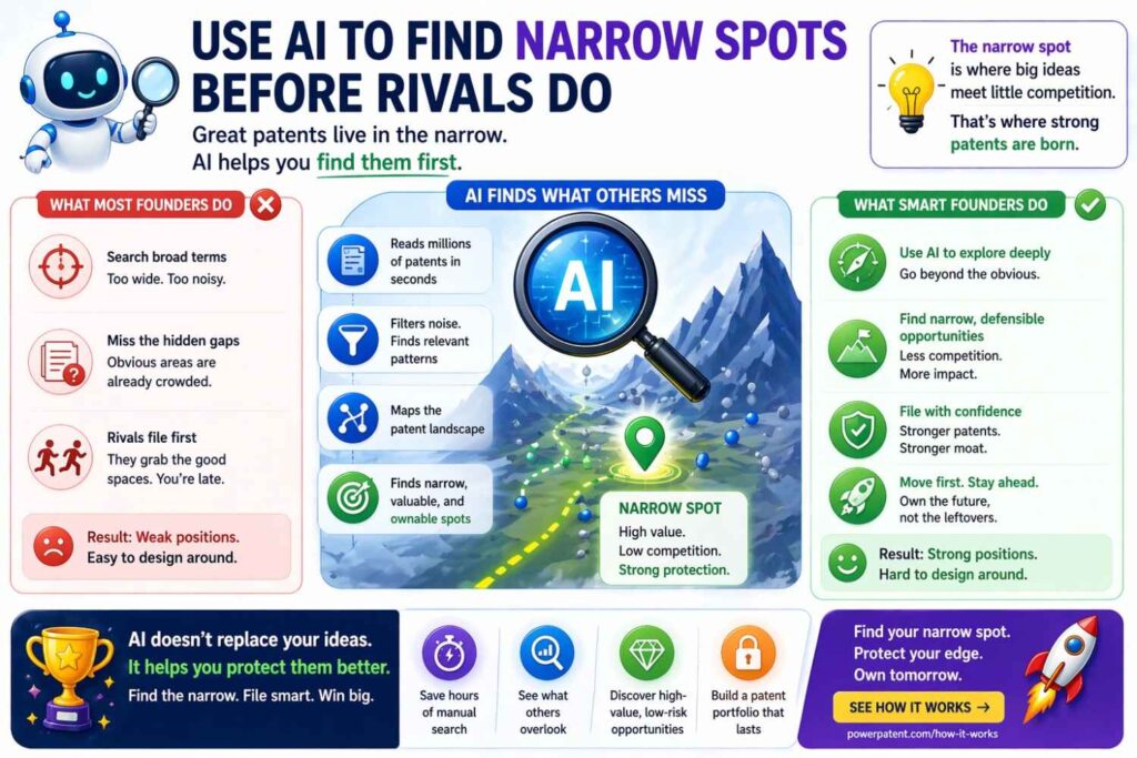 A patent can be weak if it only covers one easy-to-design-around version.