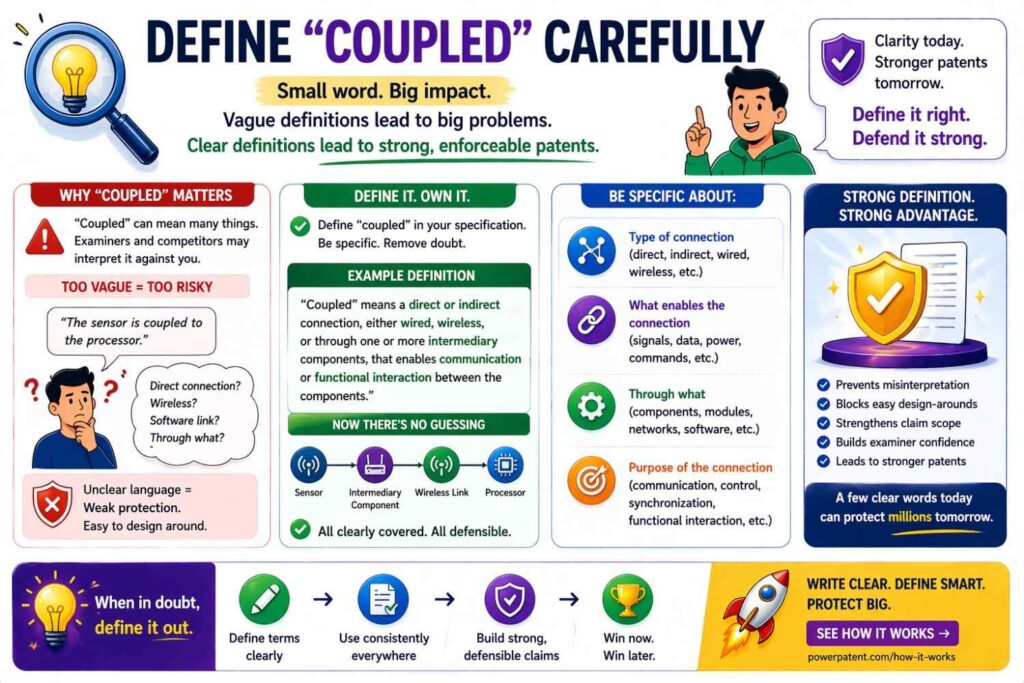 “Coupled” is one of the most fought-over words in patents.