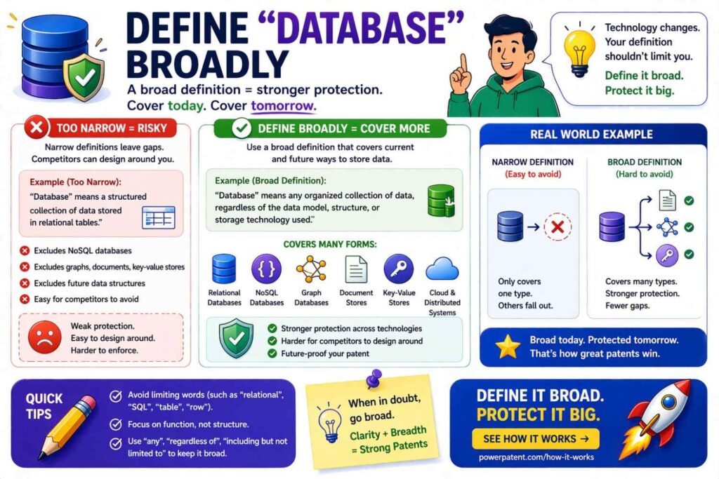 Many systems do not use classic databases.