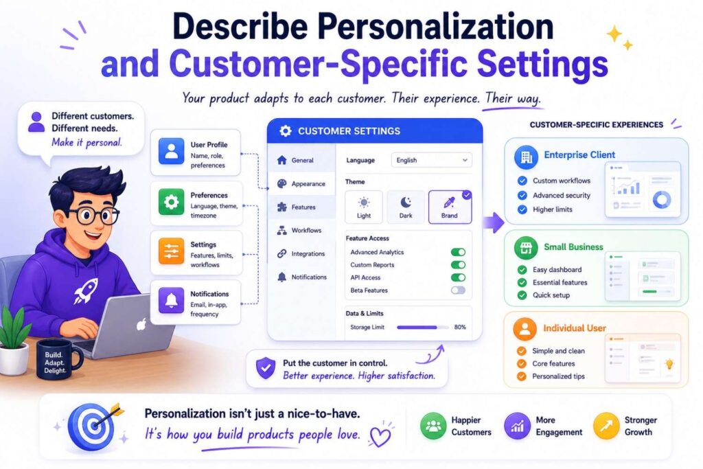 Many startups begin with one general product and later add customer-specific versions.