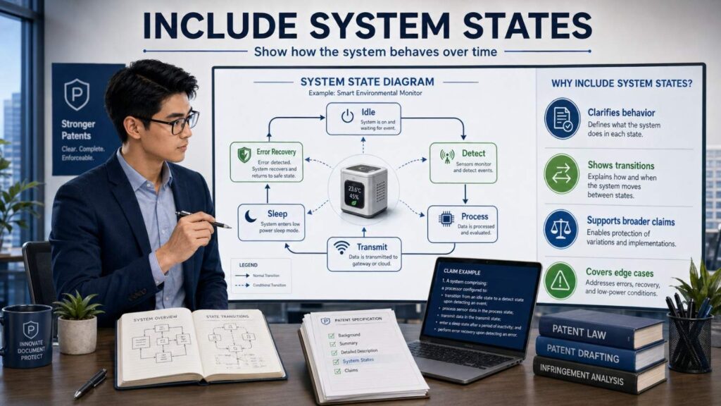 Systems often behave differently in different states.