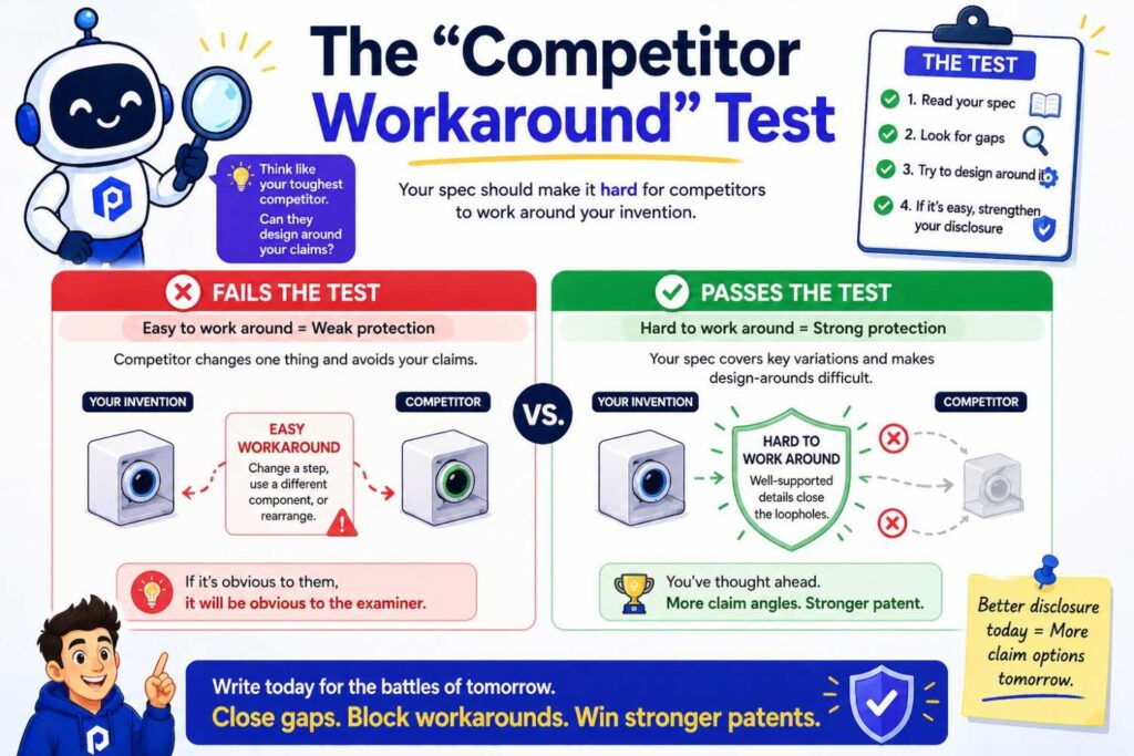 Ask how a competitor might copy your value while changing details.