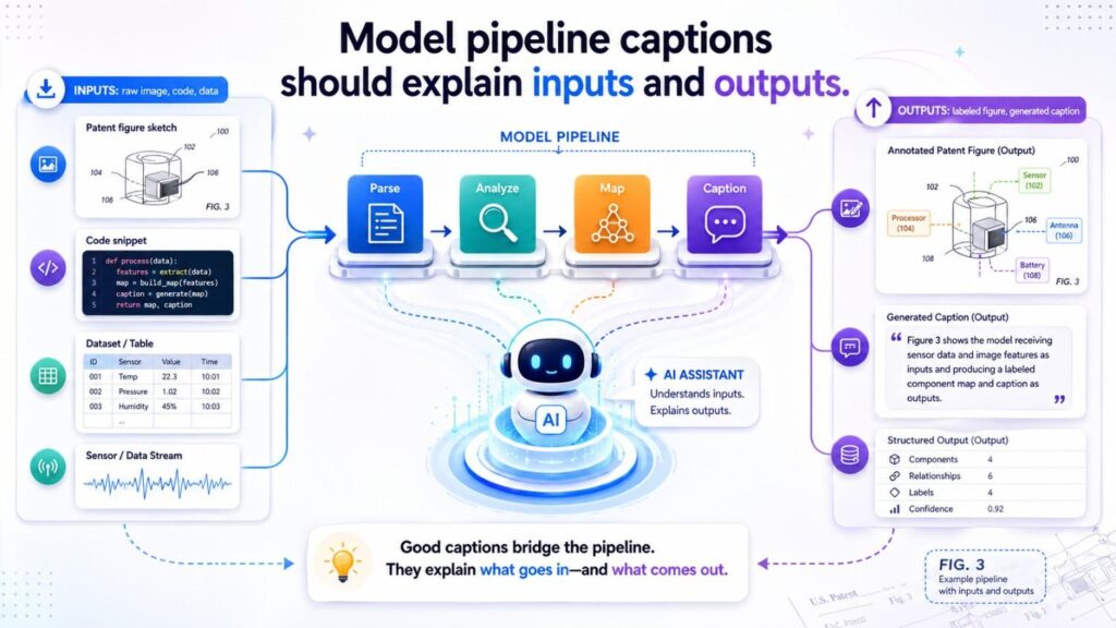 AI and machine learning patents often include model pipeline figures.