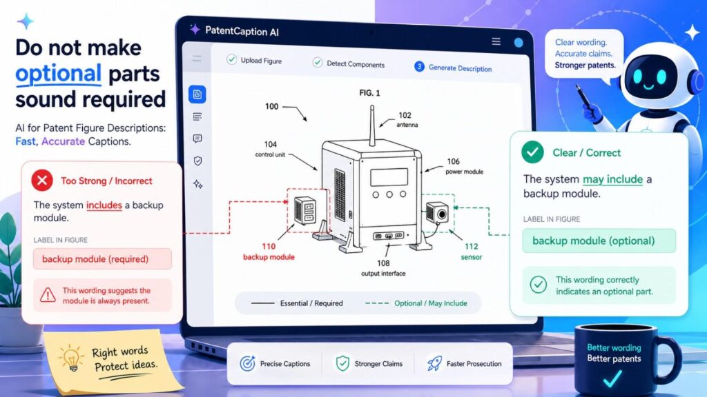 The caption should not imply they are.