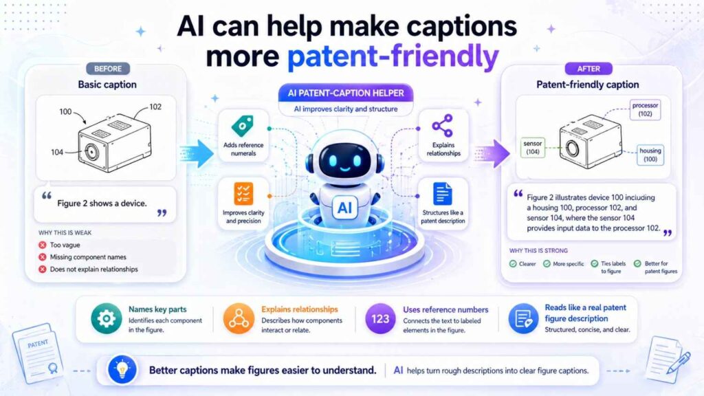 That is useful internally, but the patent may need more.