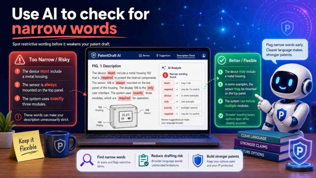 AI can help review captions for narrow language.