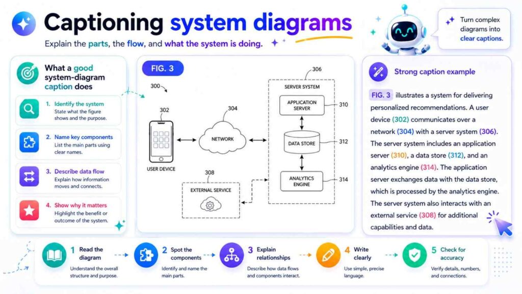 System diagrams usually show components and communication paths.