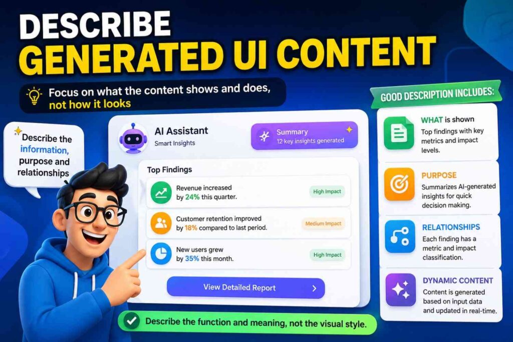 Some systems generate parts of the interface dynamically.