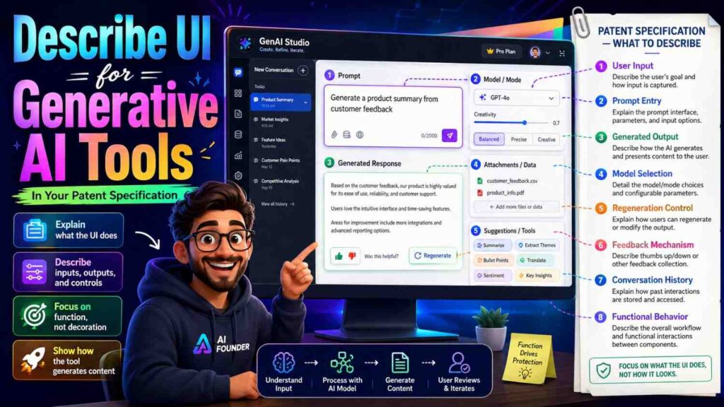 Generative AI tools often use prompts, responses, sources, edits, feedback, and validation.