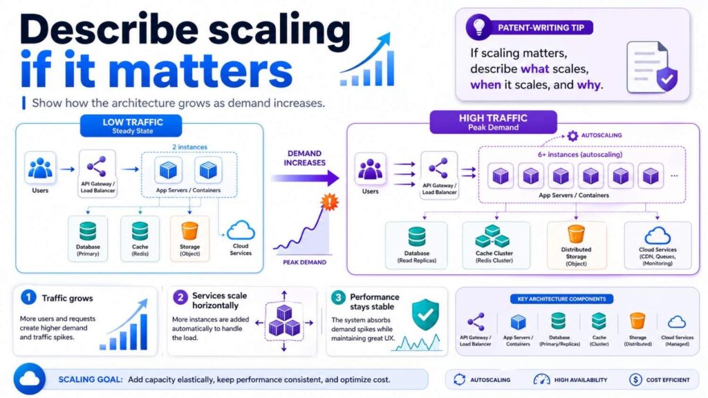Scaling can be patent-relevant if it is tied to the invention.