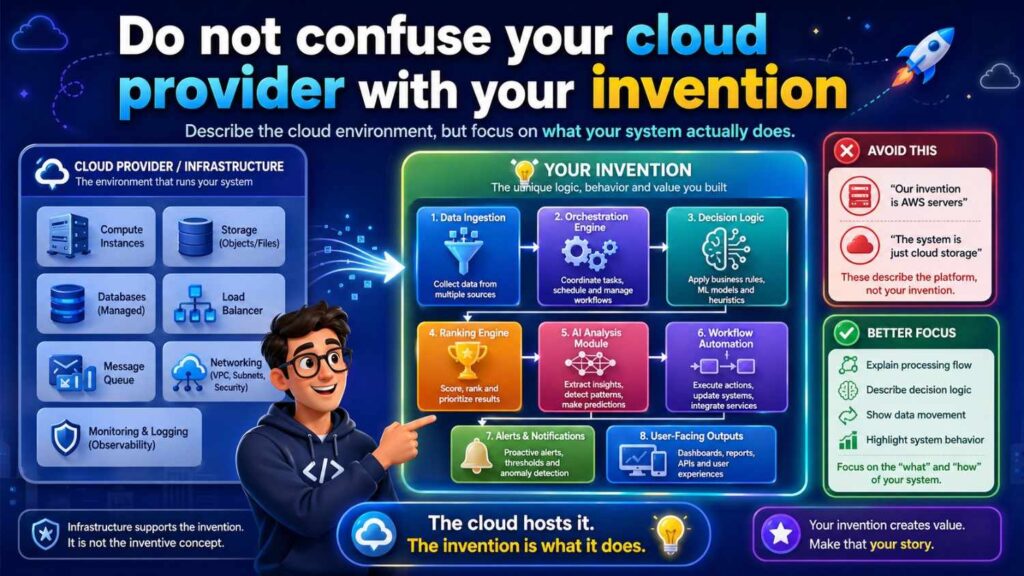 Cloud vendors are useful. They are not usually the invention.