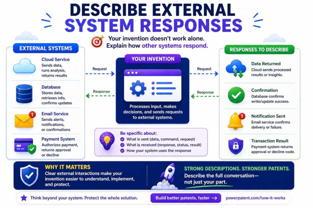 A downstream system may respond.