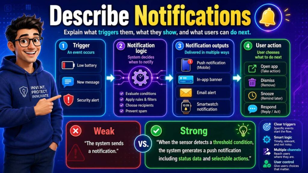 Notifications may be sent through many channels.