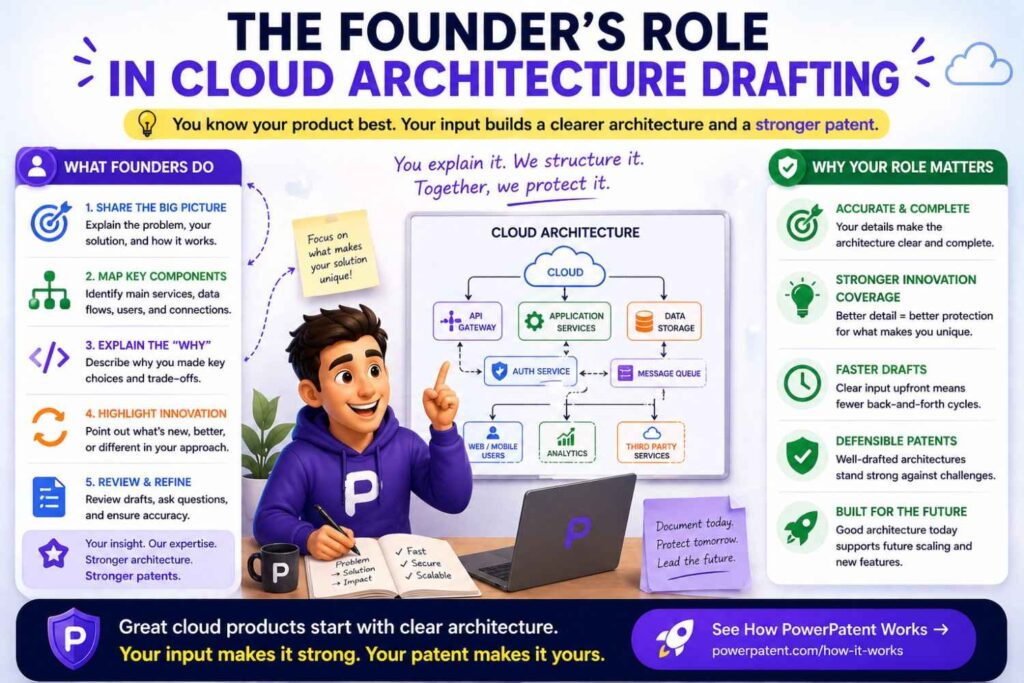 Founders do not need to write patent claims.