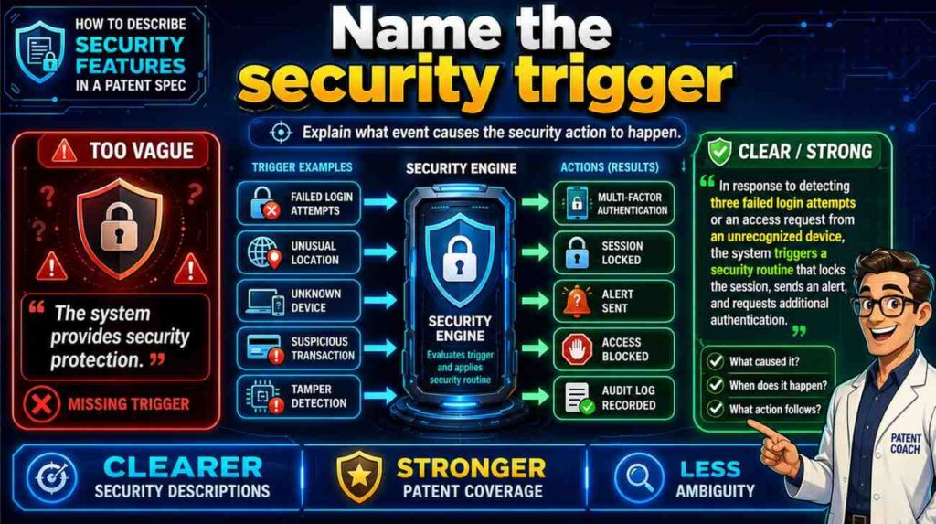 Many security features happen only when something occurs.