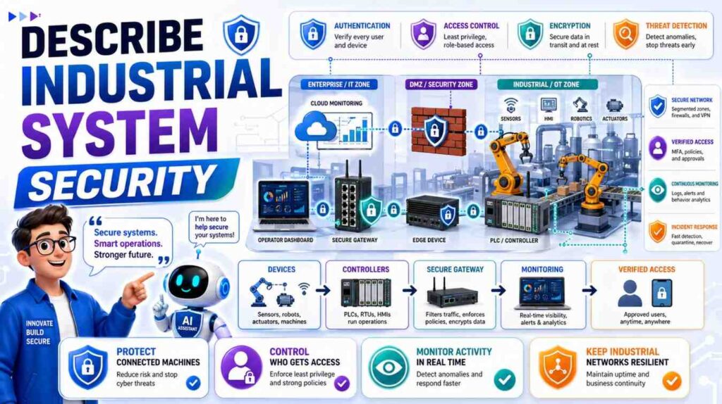 Industrial systems may need to prevent unsafe commands.
