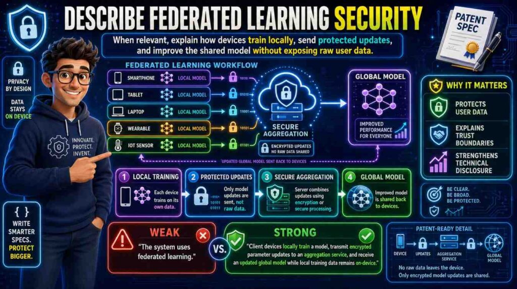 Federated learning can involve local training and shared updates.