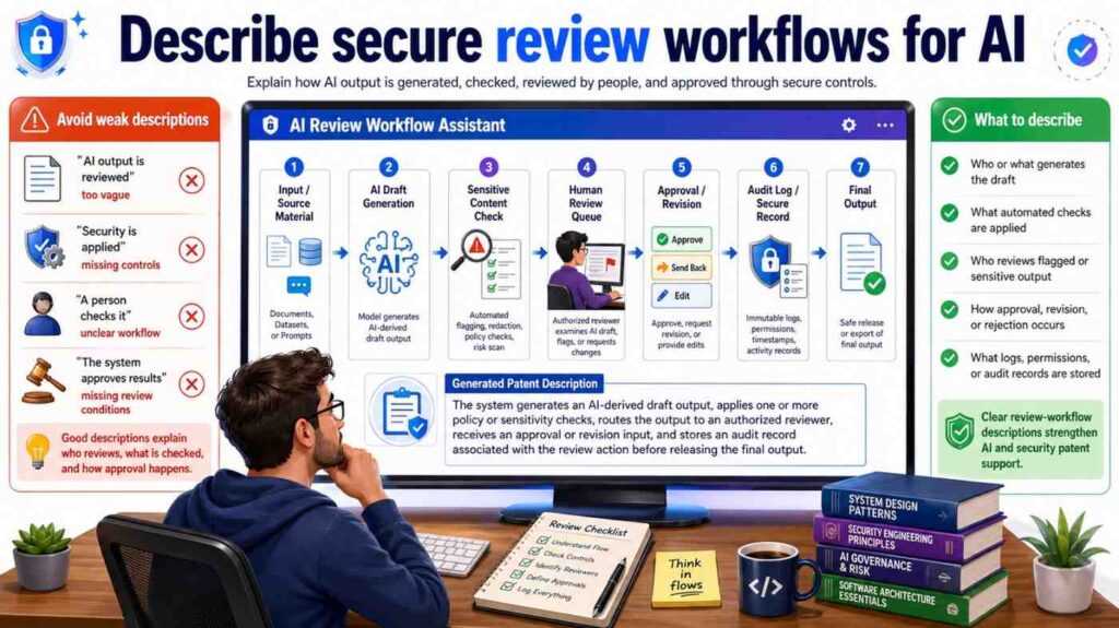 This connects AI security to human review.