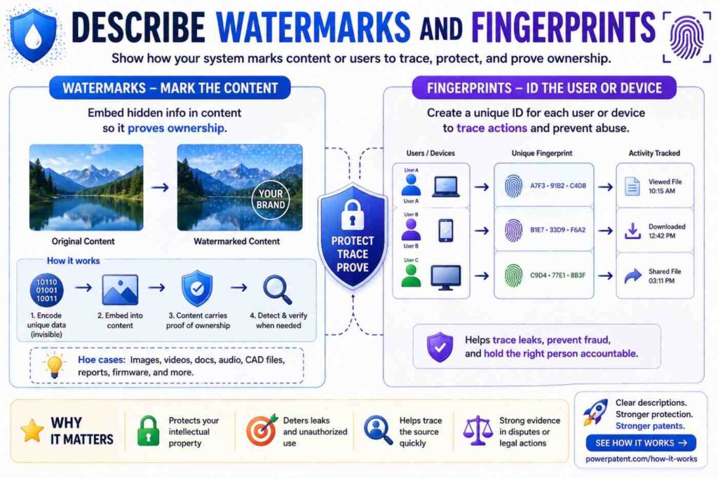 Fingerprints can help identify files, devices, models, or users.