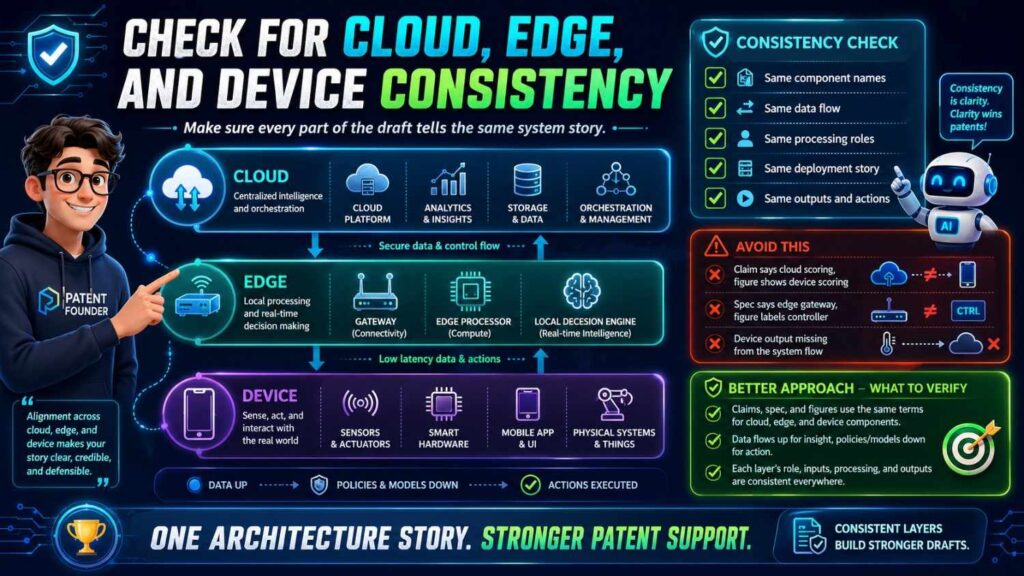 Modern systems often use cloud, edge, and device processing.