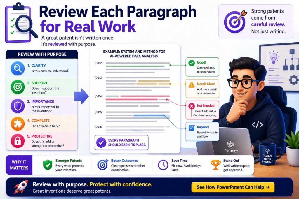 If the answer is not clear, the paragraph may not be doing enough.