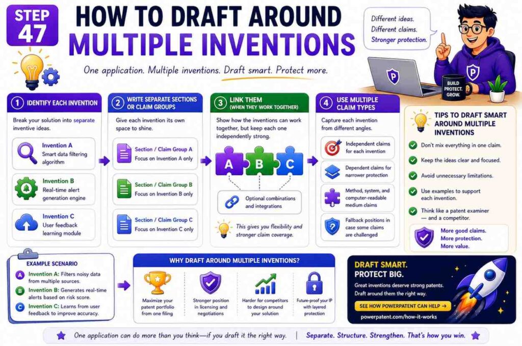 Do not cram everything into one messy spec without thinking.