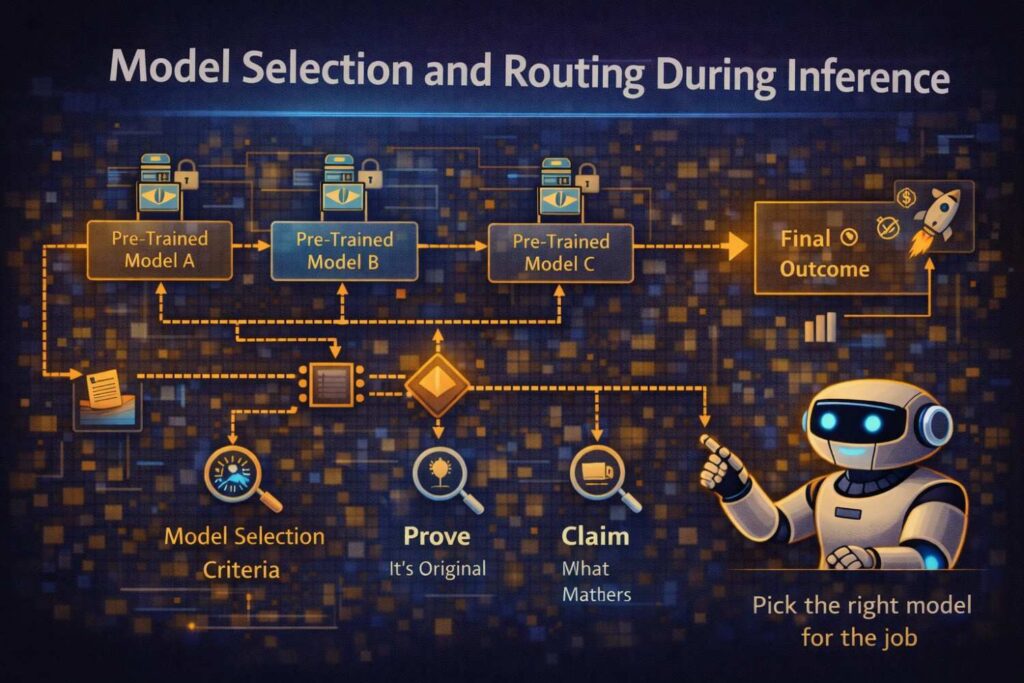 A lot of AI systems today do not use one single model for all runtime cases. 