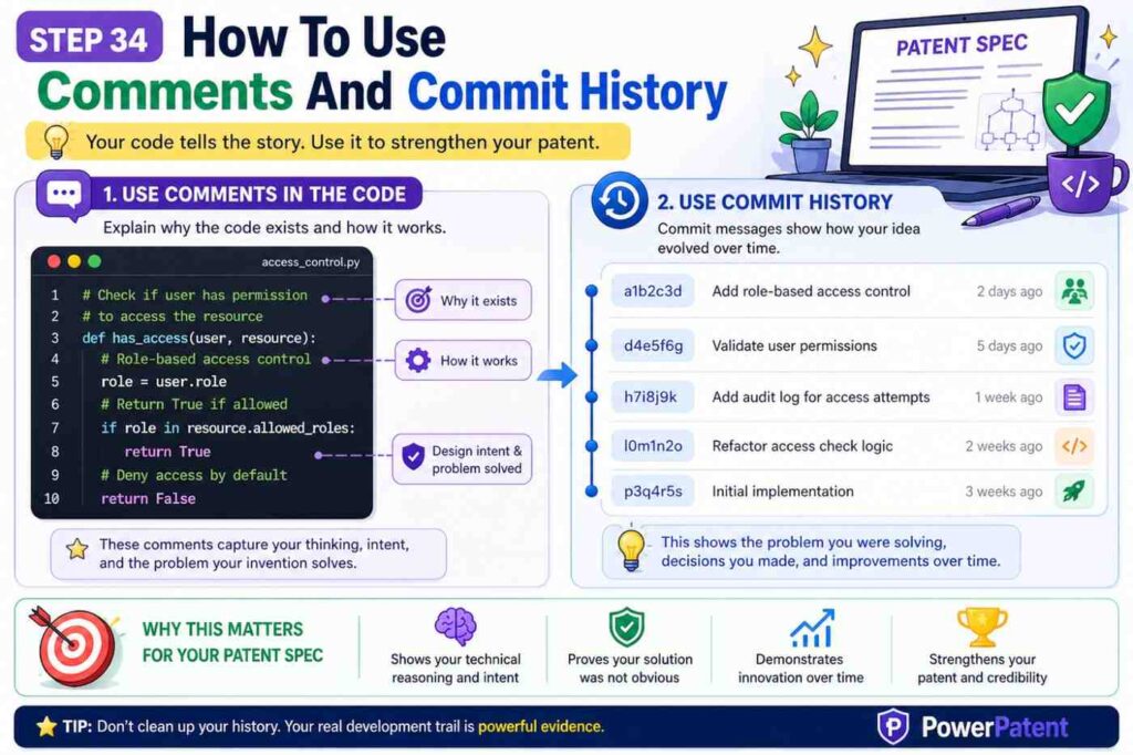 Comments and commit history can be very helpful, but use them wisely.