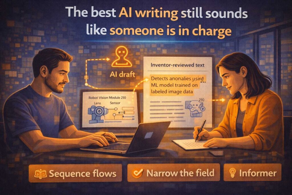 People do not mind that software helped create a draft.