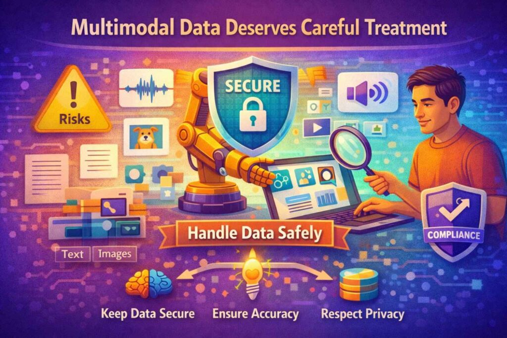 Many modern AI systems use more than one data type