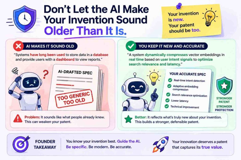 AI sometimes uses old or generic technology language.