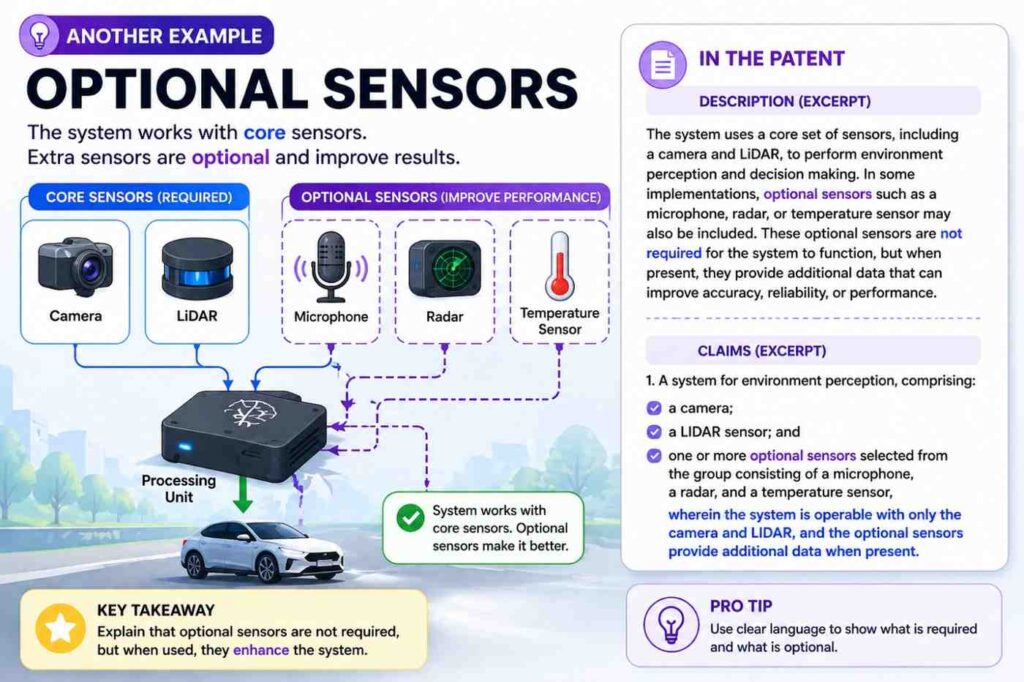 “The system may include a camera, a vibration sensor, or a temperature sensor.”