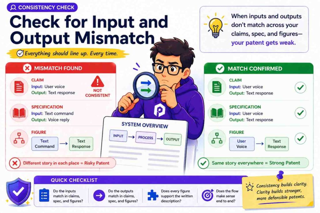 Every key process should have clear inputs and outputs.